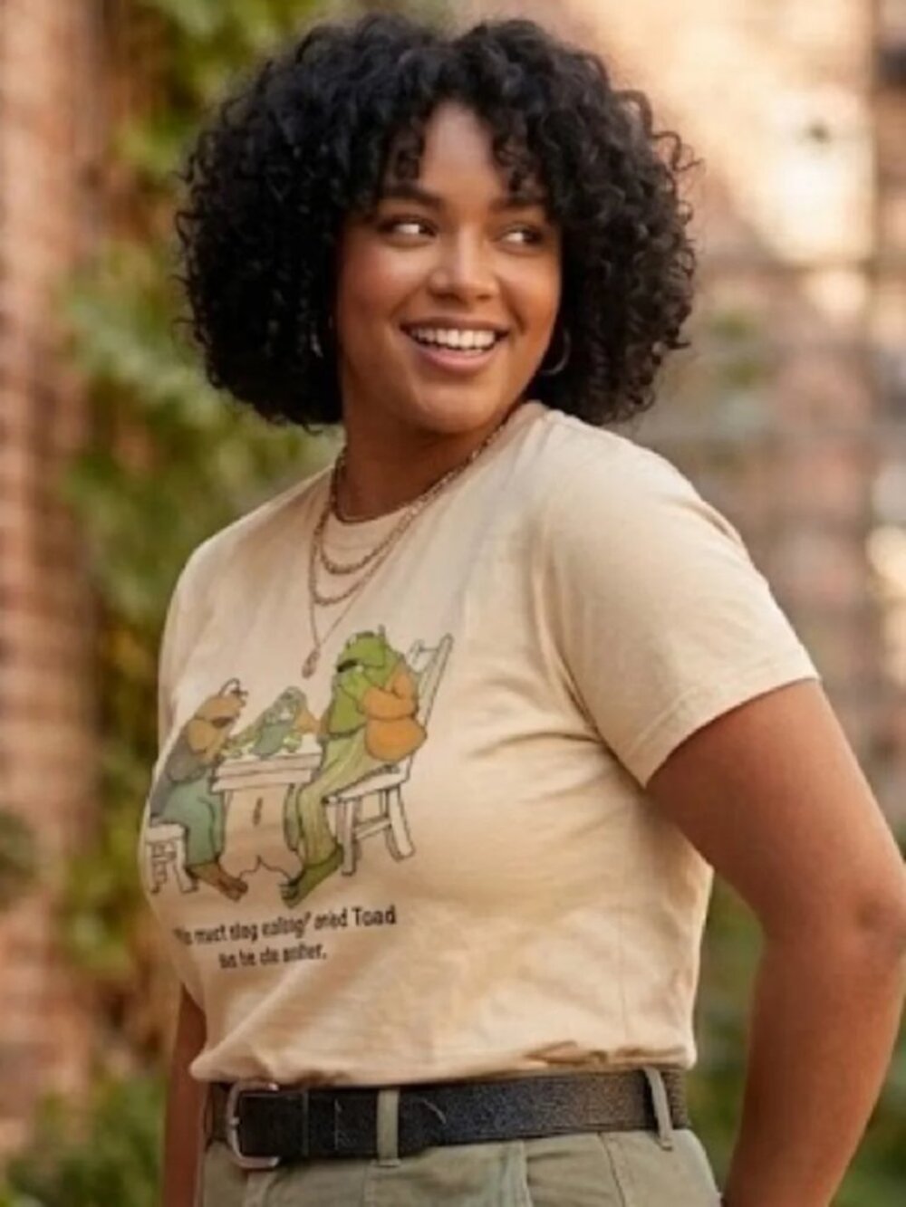 Frog And Toad We Must Stop Eating Graphic T Shirt Women's Size XL Tee NWT - Picture 2 of 2